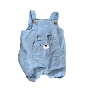 Kit + Pearl blue bear‎ infant overall